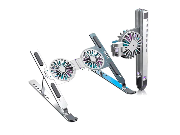 SOPORTE DE ALUMINIO PARA LAPTOP CON REFRIGERACIÓN