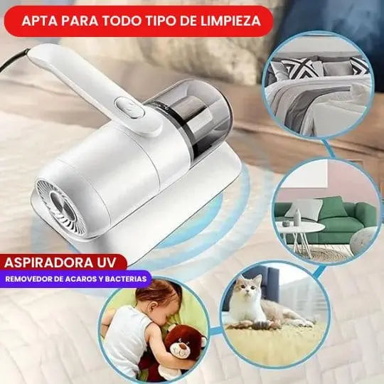 ASPIRADORA REMOVEDOR DE ACAROS CON UV🦗🧲
