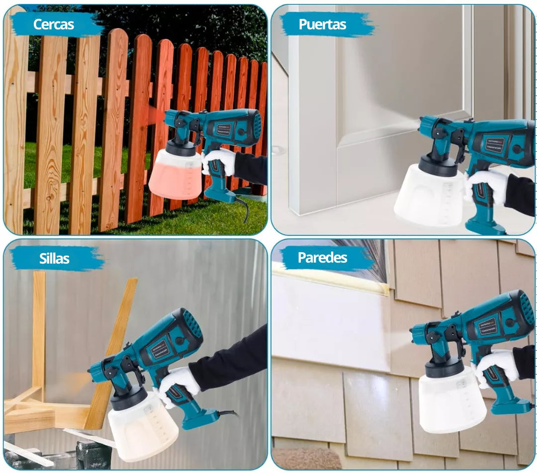 PISTOLA PULVERIZADOR INALAMBRICA | 2 BATERIAS