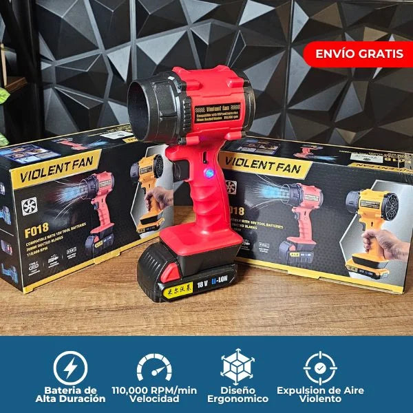 Soplador de Aire Ultra Potente con Power Bank