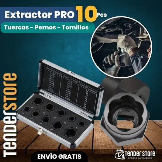 Extractor de Tuercas PRO 10Pcs